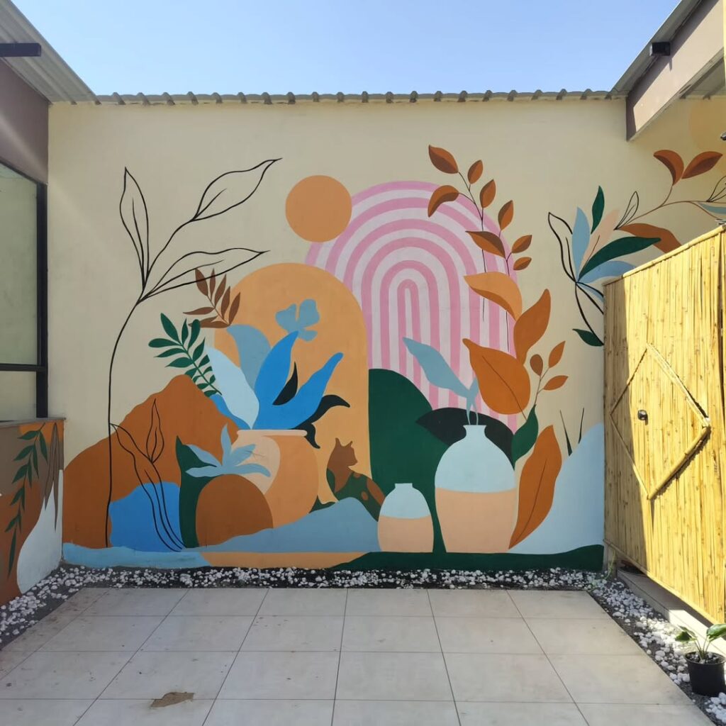 Boho blends cafe wall art 3