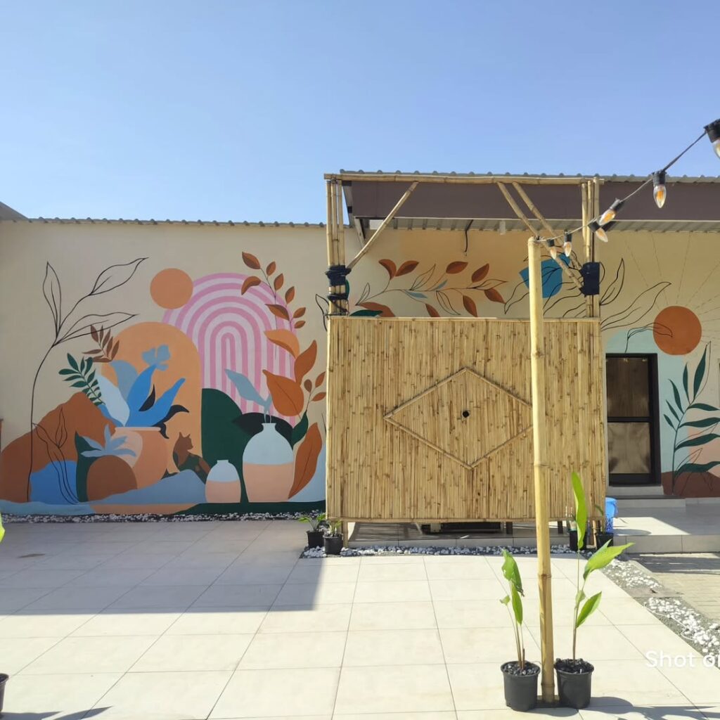 Boho blends cafe wall art 2